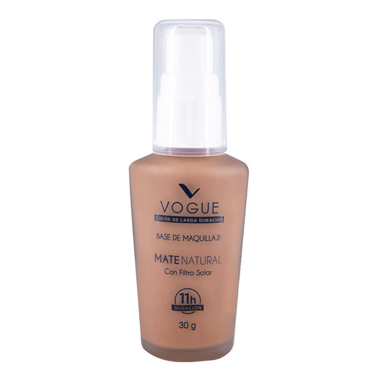 Base Líquida Vogue Mate Natural Bronce 30 ml
