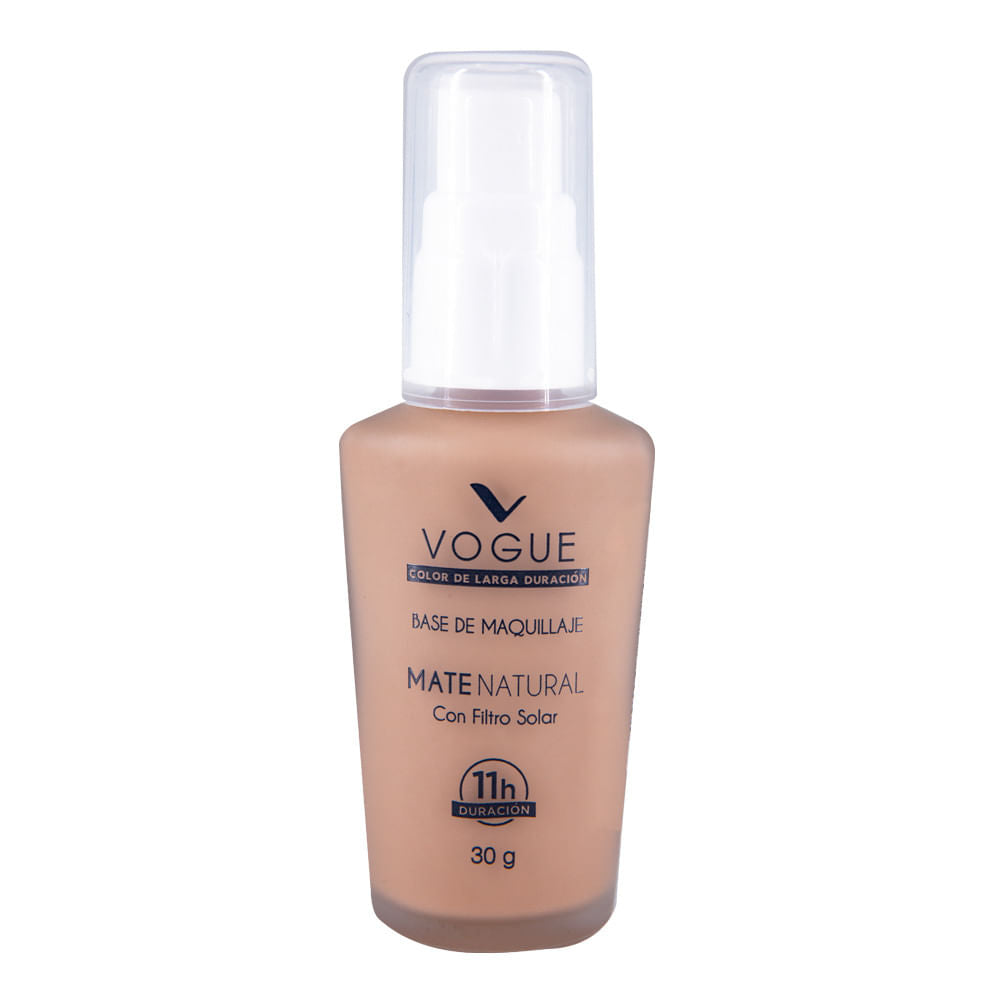 Base Líquida Vogue Mate Natural Arena 30 ml