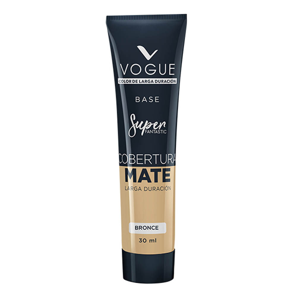 Base Líquida Cobertura Mate Bronce 30 ml