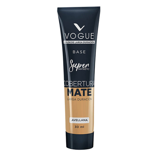 Base Líquida Cobertura Mate Avellana 30 ml