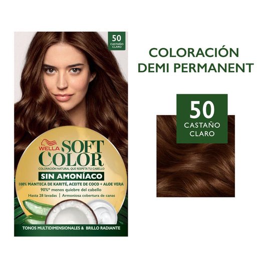 Tinte Soft Color Wella Castaño Claro