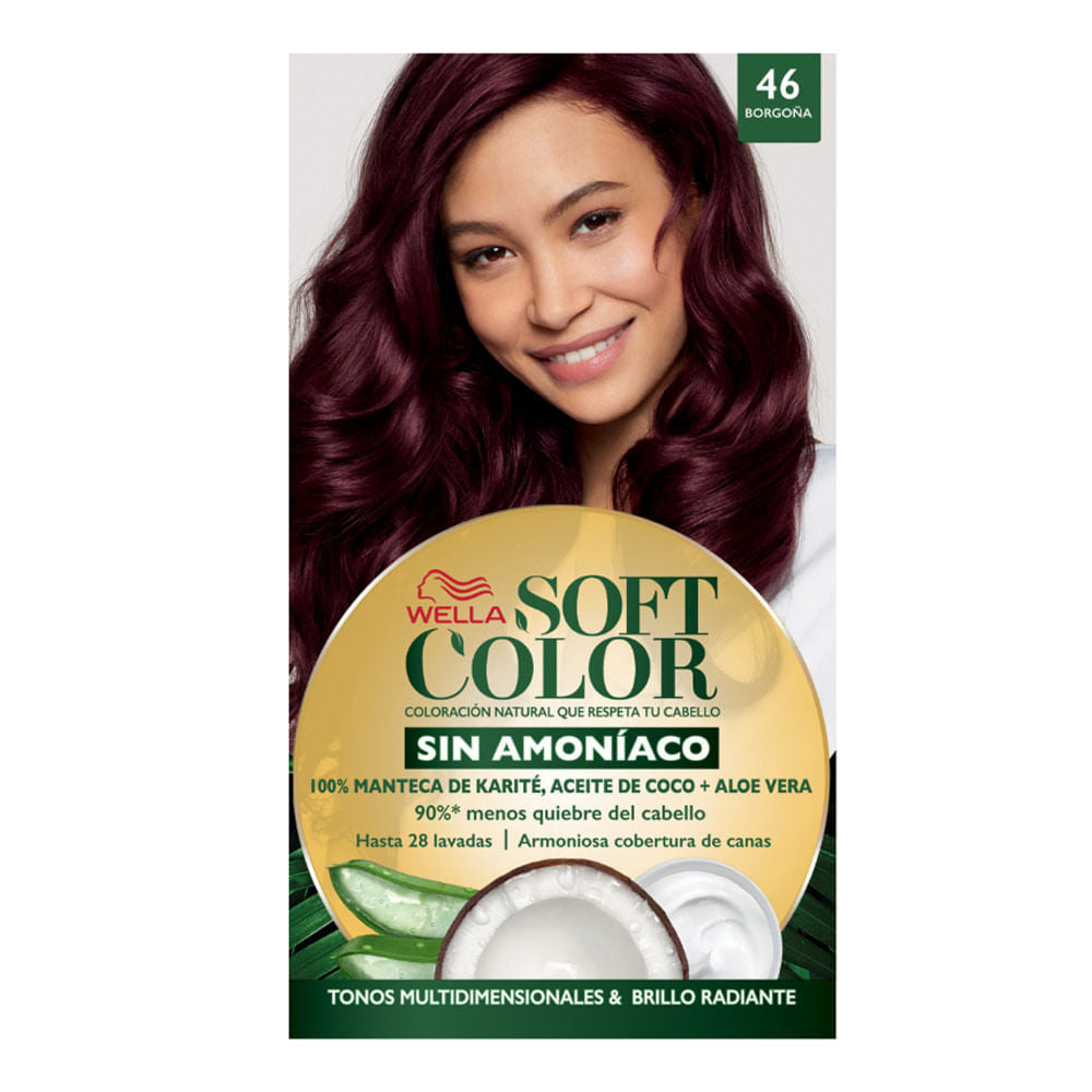 Tinte Soft Color Wella Borgoña