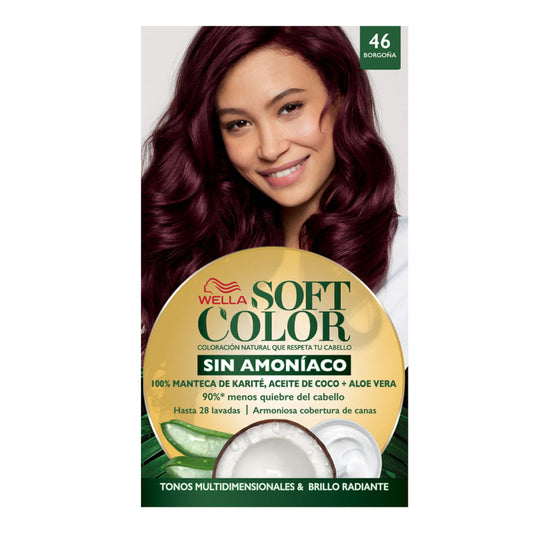Tinte Soft Color Wella Borgoña
