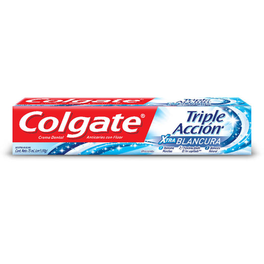 Crema Dental Colgate Triple Acción Xtra Blancura 75 ml