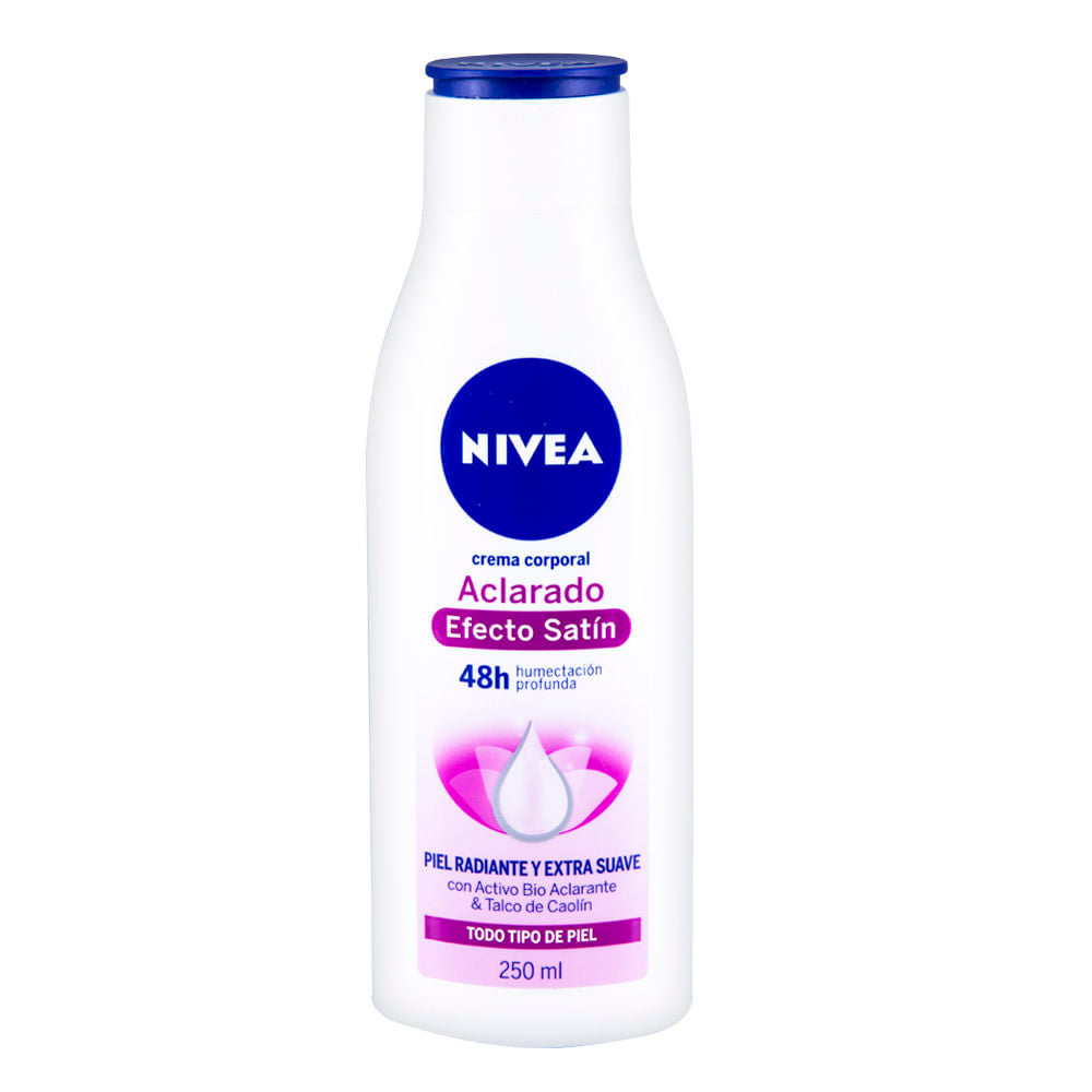 Crema Corporal Nivea Aclarado Satin 250 ml
