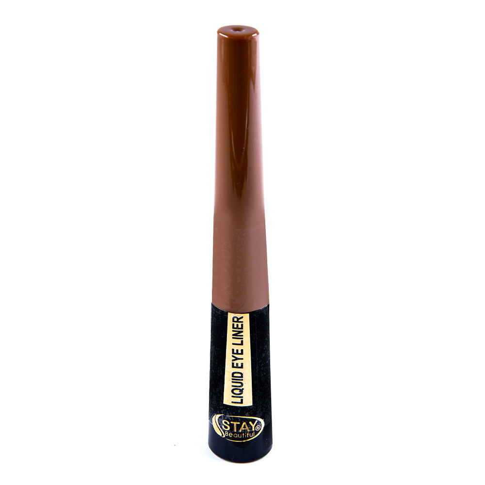 Delineador Liquido De Ojos Stay Beautiful Brown 2