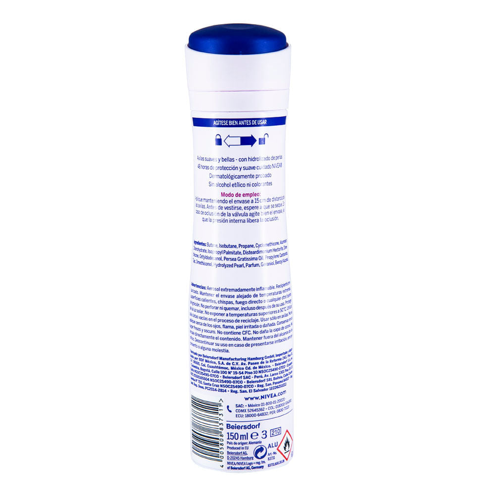 Desodorante Spray Nivea Aclarado Beauty Touch 150 ml