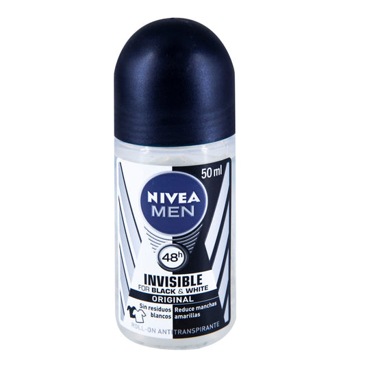 Desodorante Roll On Nivea Invisible Caballero 50 ml