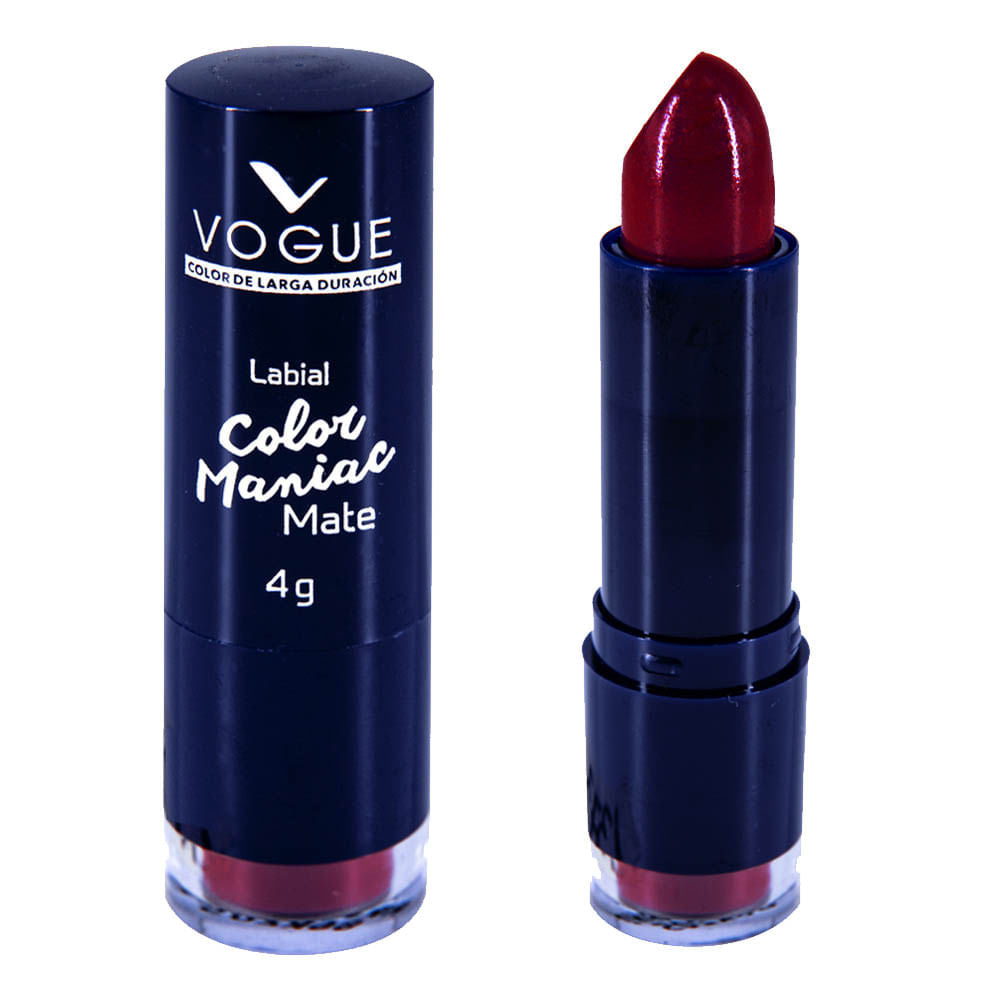 Labial En Barra Vogue Color Manic Uva Real