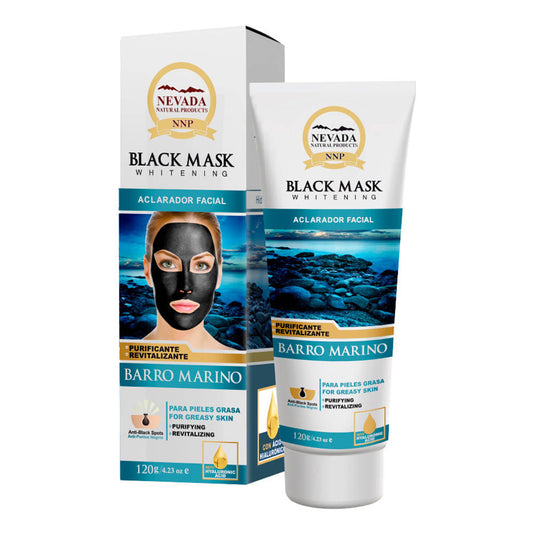Mascarilla Facial Nevada Negra Barro Marino 120 g