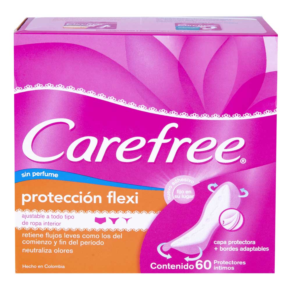 Protectores Diarios Carefree Protección Flexi