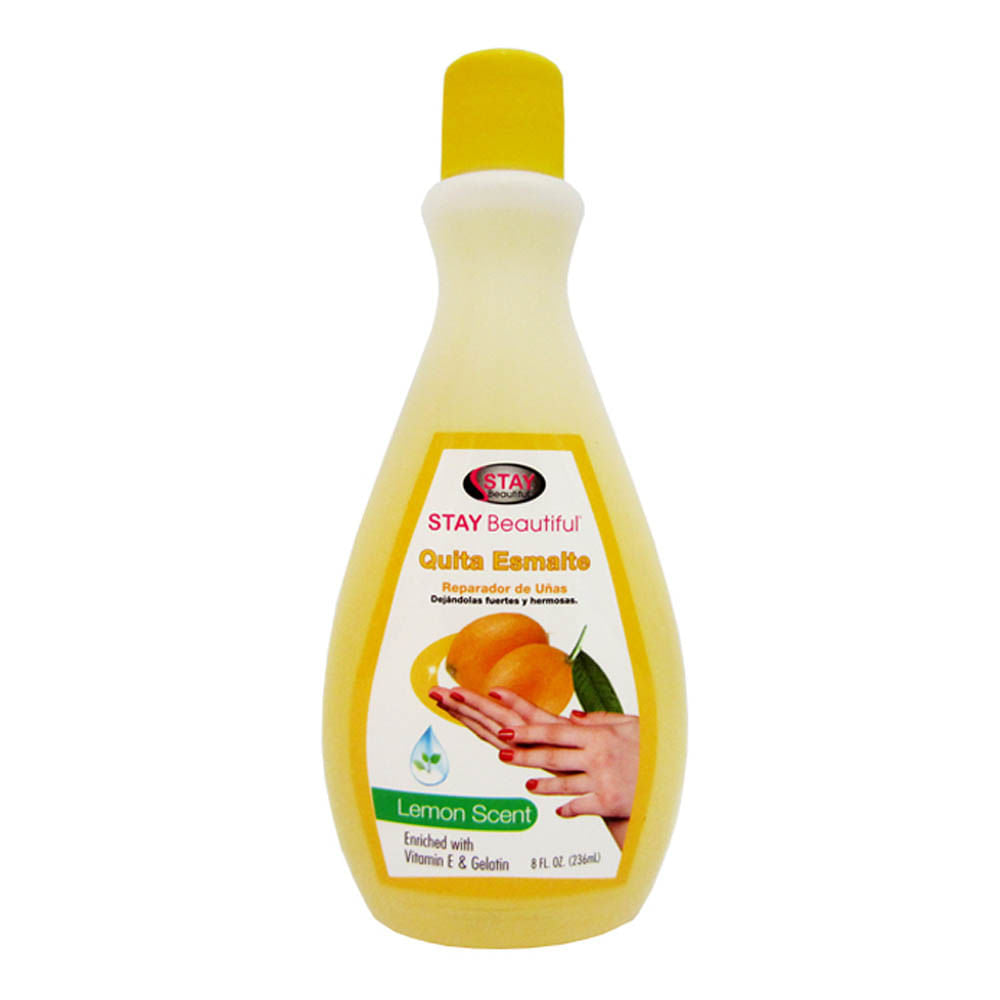Removedor de Esmalte Stay Beautiful Limón 8 oz