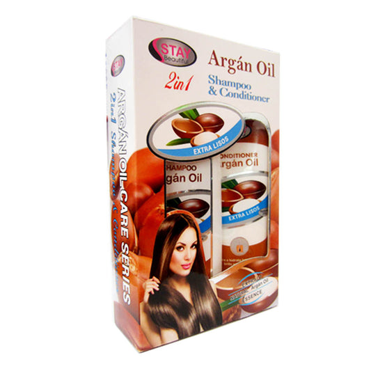 Shampoo y Acondicionador Stay Beautiful con Aceite de Argan 400 ml