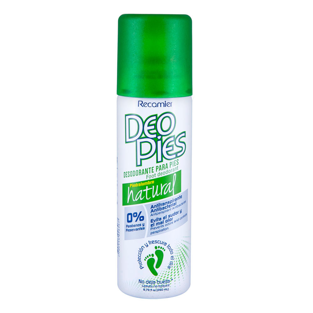 Desodorante Para Pies Recamier Natural 260 ml