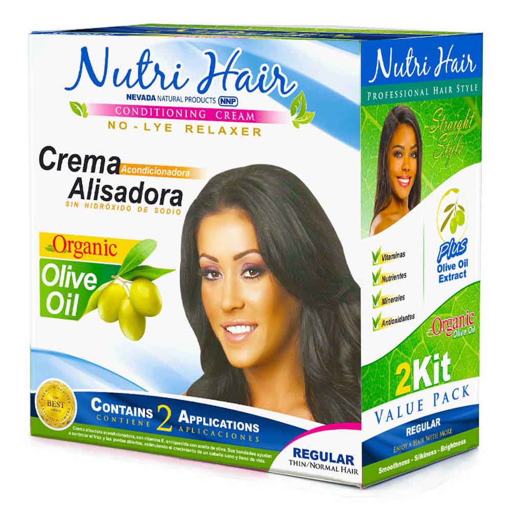 Crema Alisadora Regular Aceite de Oliva 2 Piezas