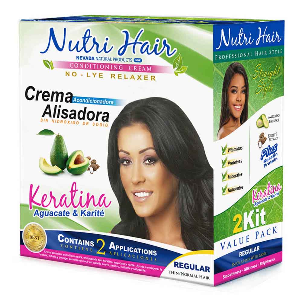 Crema Alisadora Regular Keratina 2 Piezas