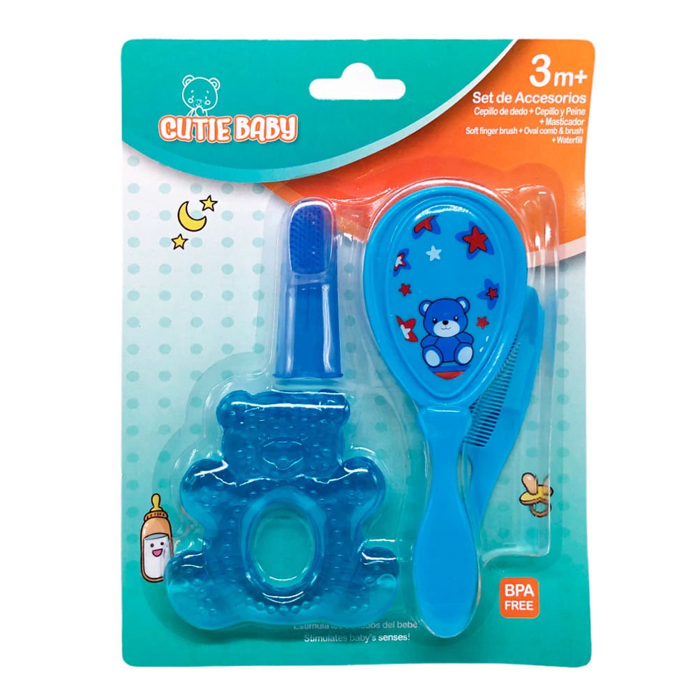Accesorio de Peinilla Cutie Baby de 4 Piezas - Surtido