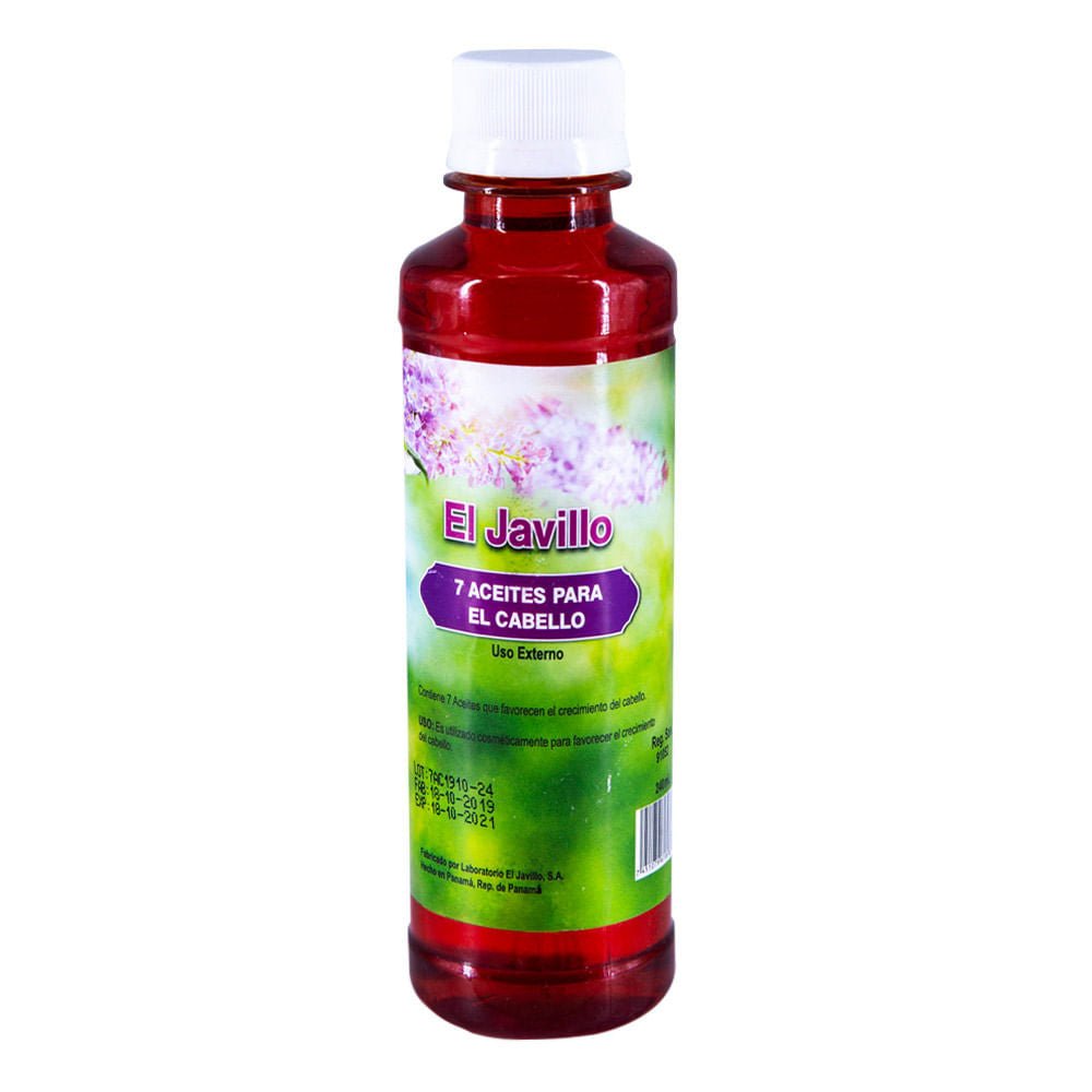 Aceite Para Cabello El Javillo 7 Aceites