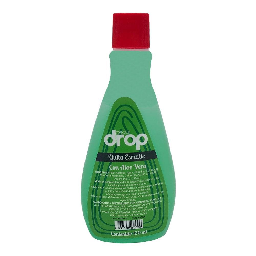 Acetona Beautdrop Con Aloe Vera 120 ml