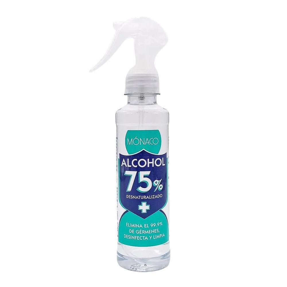 Alcohol Monaco Desnaturalizado 75% de 16 oz