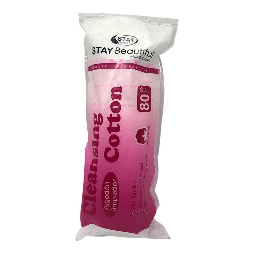 Algodón Desmaquillante Stay 80Pz