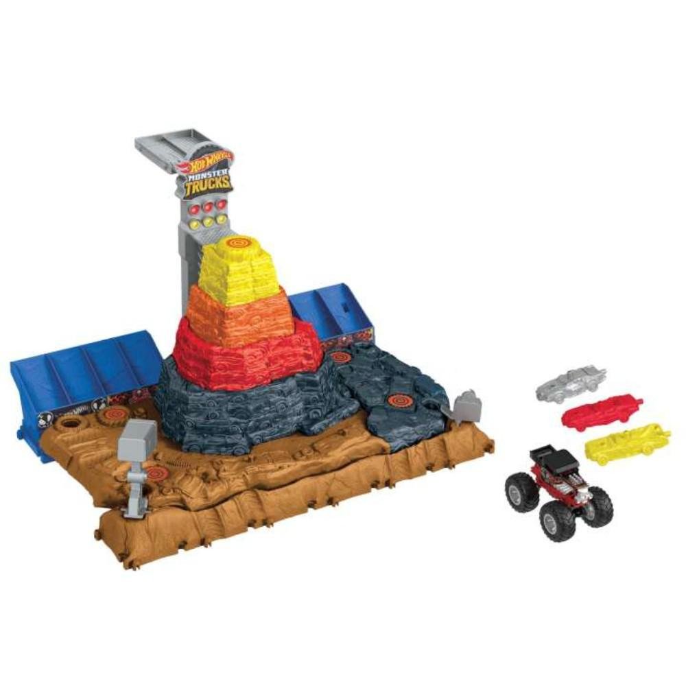 Arena de Demolición Hot Wheels Depósito de Chatarra de Bone Shaker