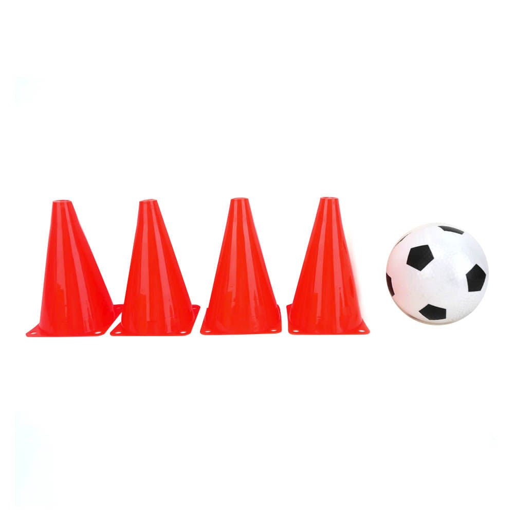Balón De Futball Con Juego De Conos