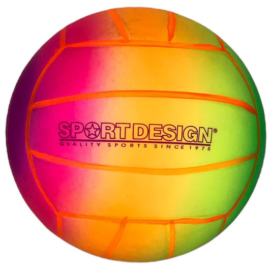 Balón de Voleibol Sport Desing Rainbow Neon Vinyl 6"
