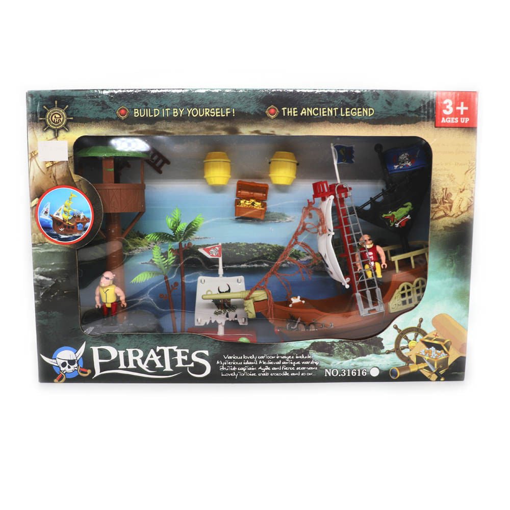 Barco de Piratas Star Toys Con Accesorios