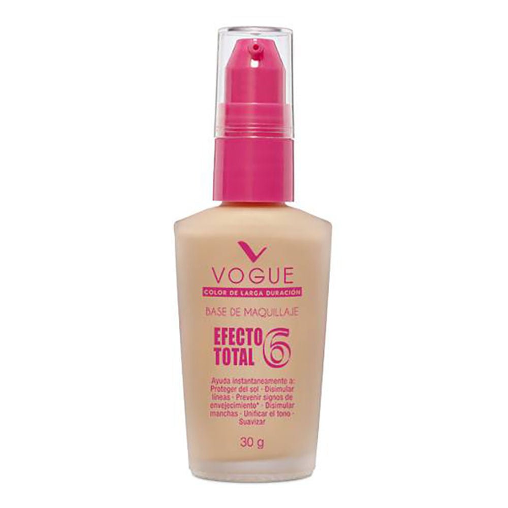 Base Vogue Efecto Total 6 Valv Trigo 30G