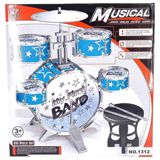 Batería Grande Huada Jazz Drum Dynamic 20 Piezas - Surtido