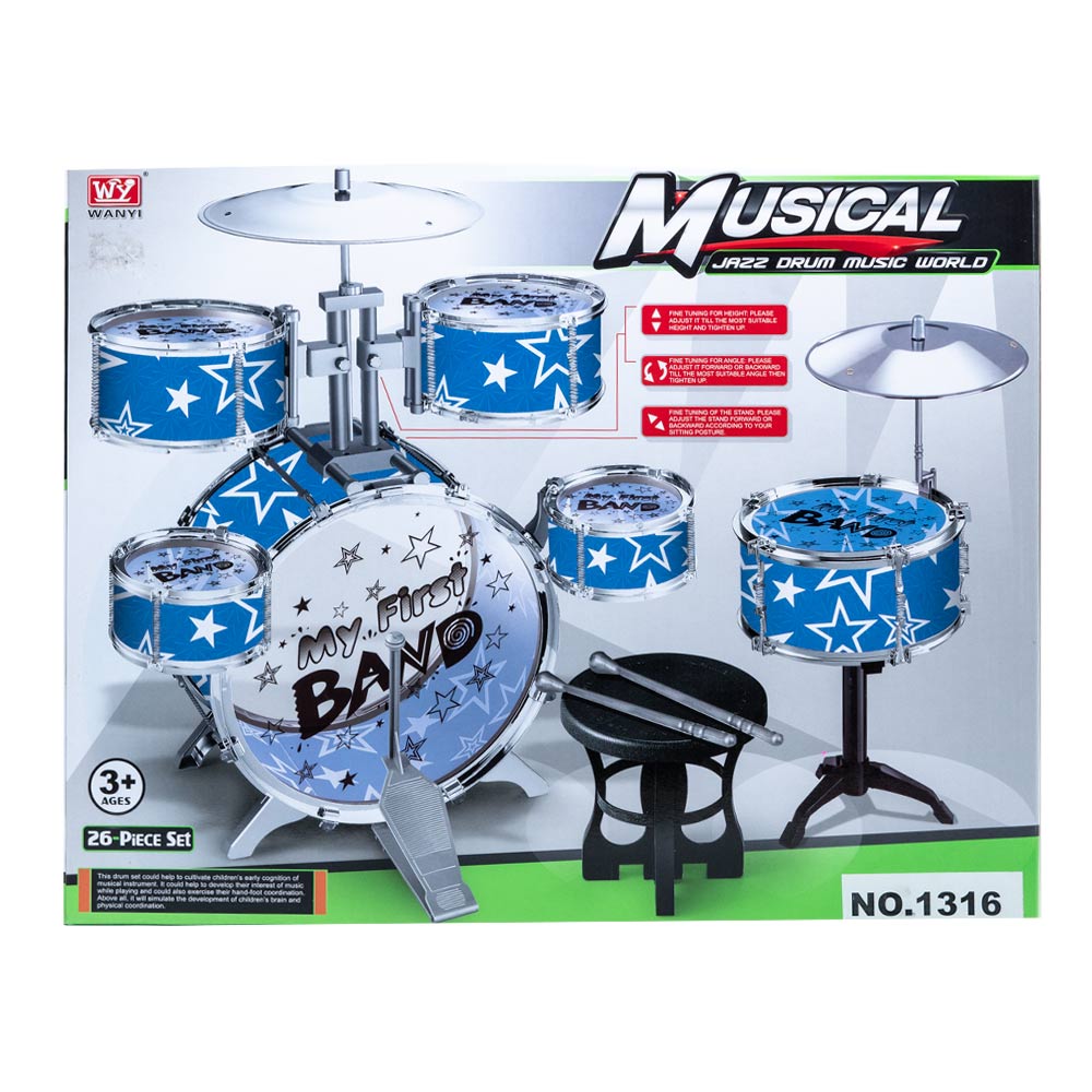 Batería Grande Jazz Drum Star Toys - Surtido