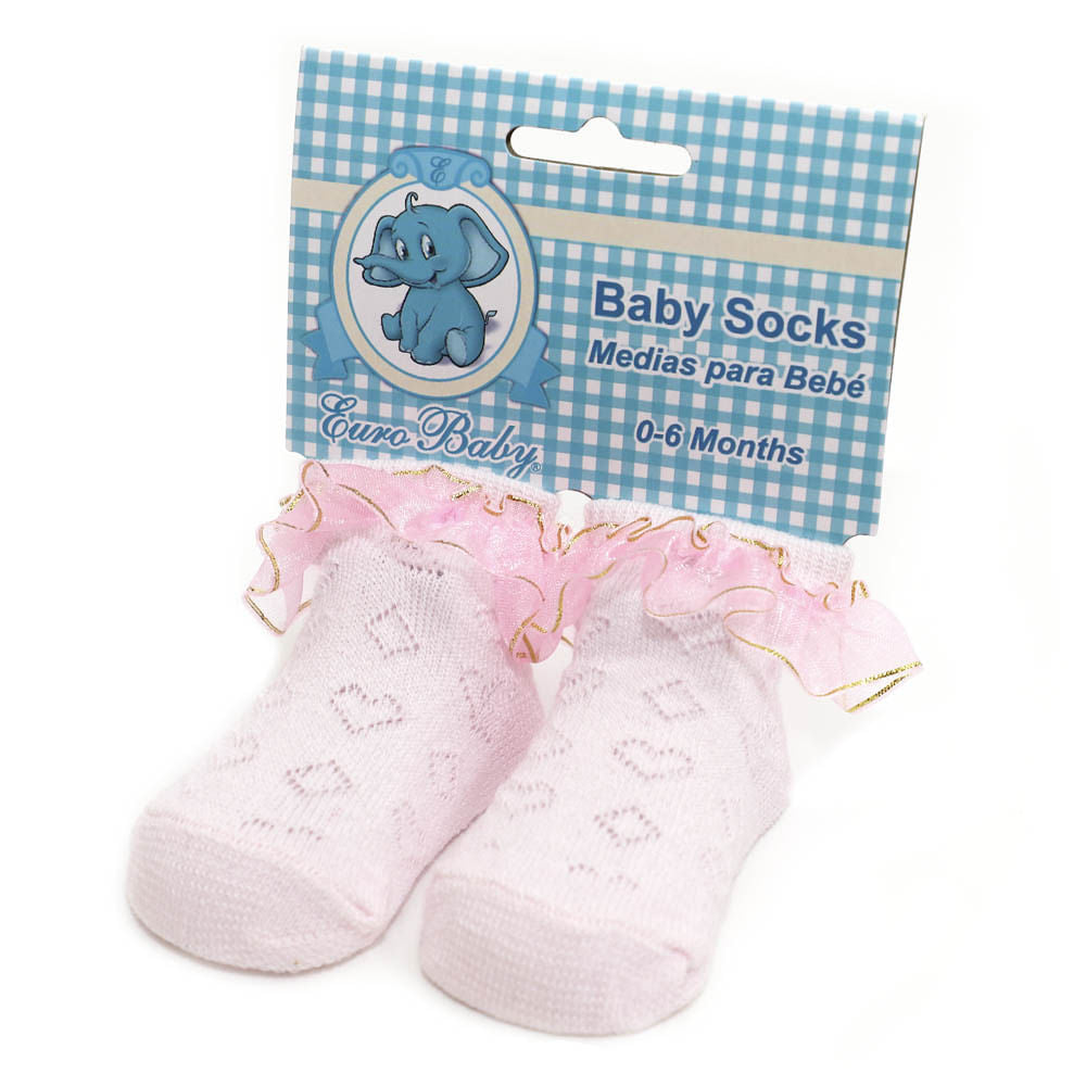 Medias Euro Baby Para Bebé Niña 0 - 6 Meses