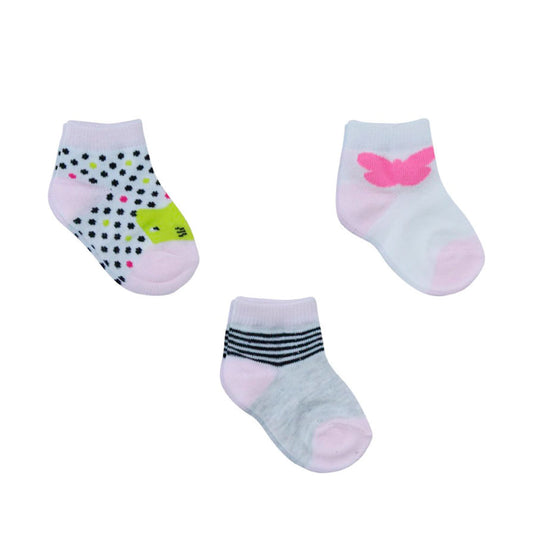 Medias Euro Baby Para Bebé Niña 6 - 12 Meses 3 Piezas
