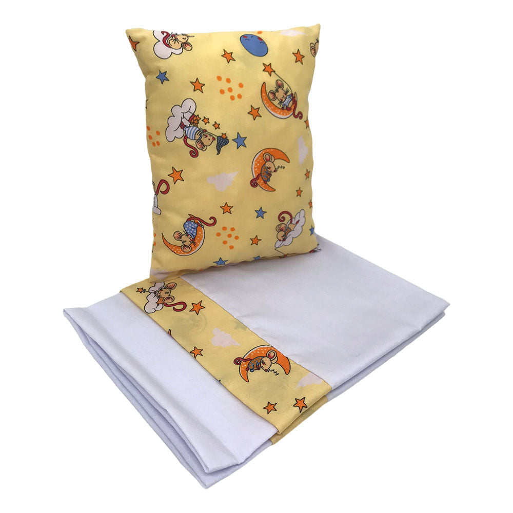 Juego de Sabanilla y Almohada D-BB Para Bebé - Surtido