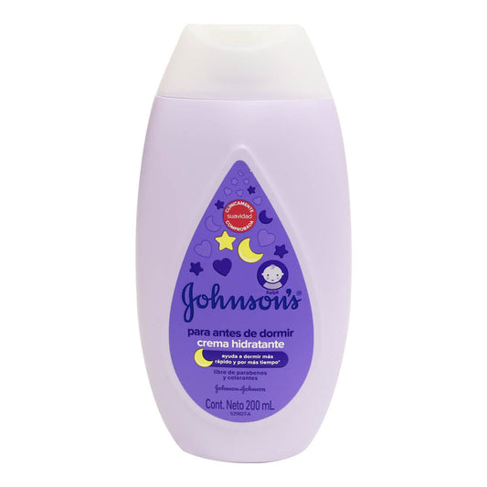 Crema Hidratante Johnson´s Antes de Dormir Para Bebé de 200 ml
