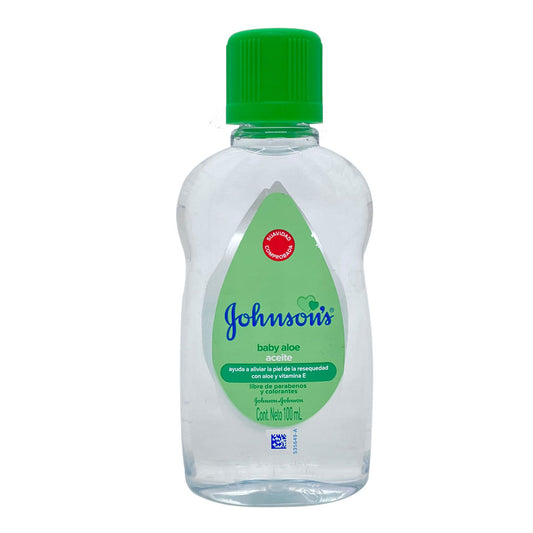Aceite Johnson's Baby Aloe Para Bebé de 100 ml
