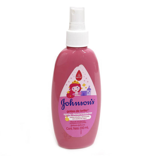Spray Desenredante Johnson´s Gotas de Brillo Para Bebé de 200 ml