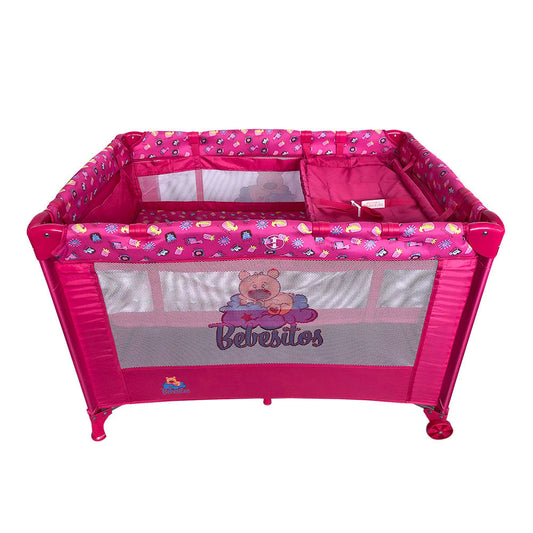 Play Bebesitos Con Mosquitero Para Bebé Niña Rosado