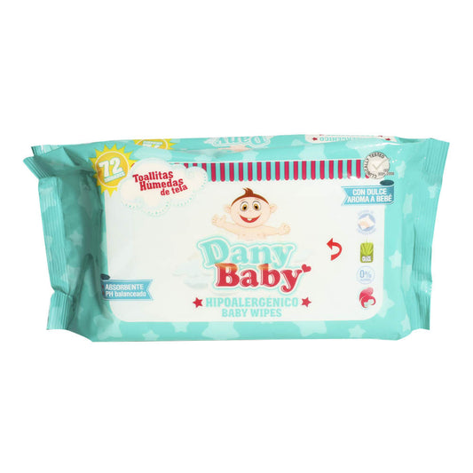 Toallas Húmedas Dany Baby de 72 Piezas