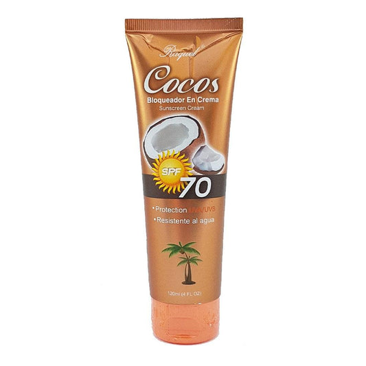 Bloqueador en Crema Raquel Coco Spf70