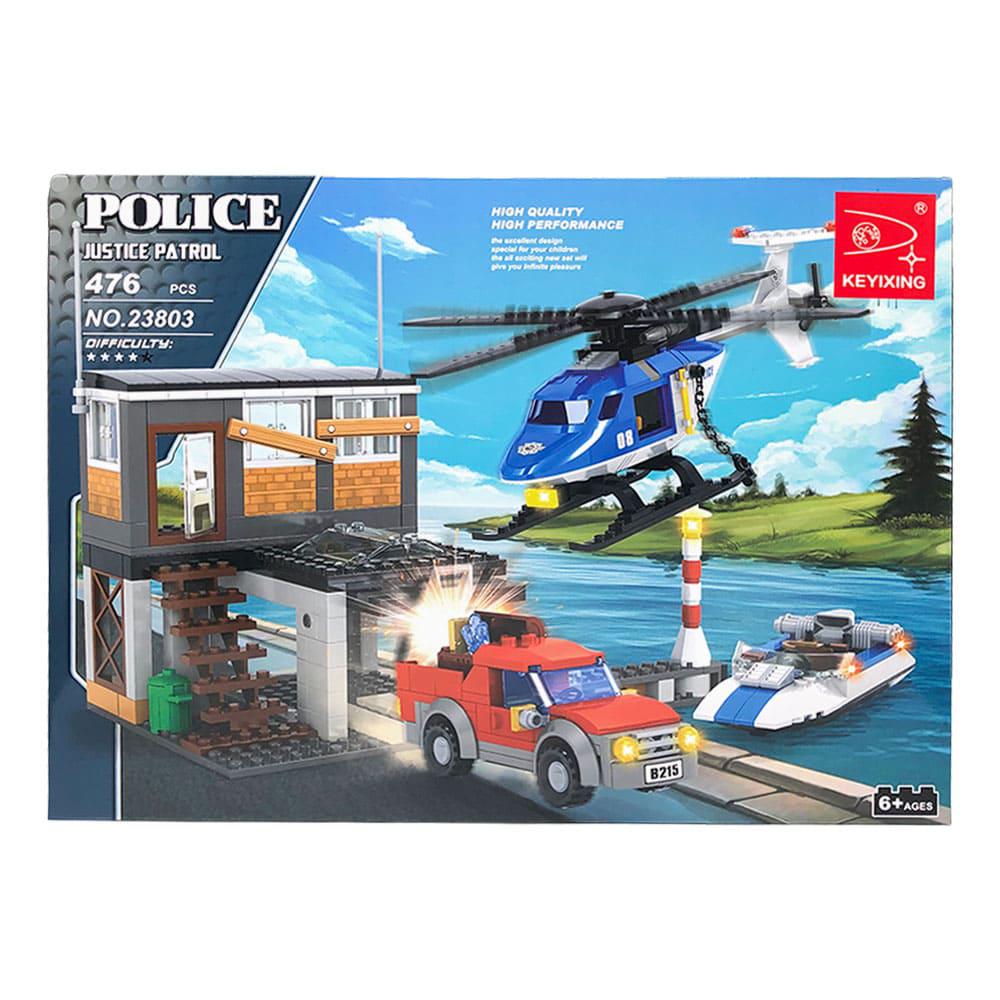 Bloques Ausini Police Justice Patrol de 476 Piezas