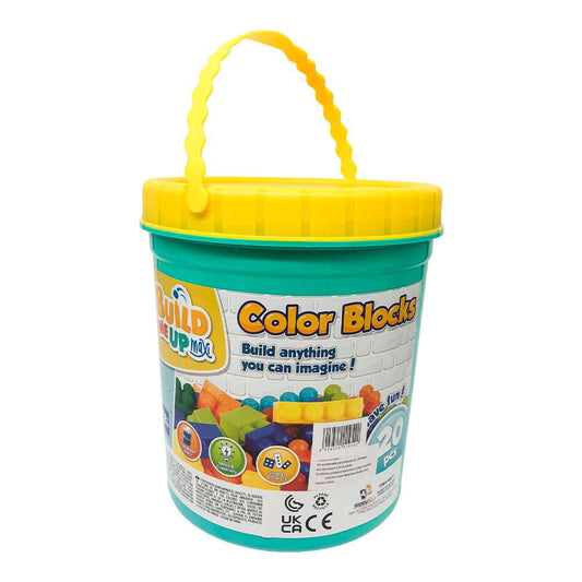 Bloques Build Me Up Maxi en Balde 20 Piezas - Surtido