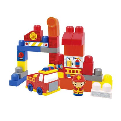 Bloques Build Me Up Maxi Estación De Bomberos 31 Piezas - Surtido