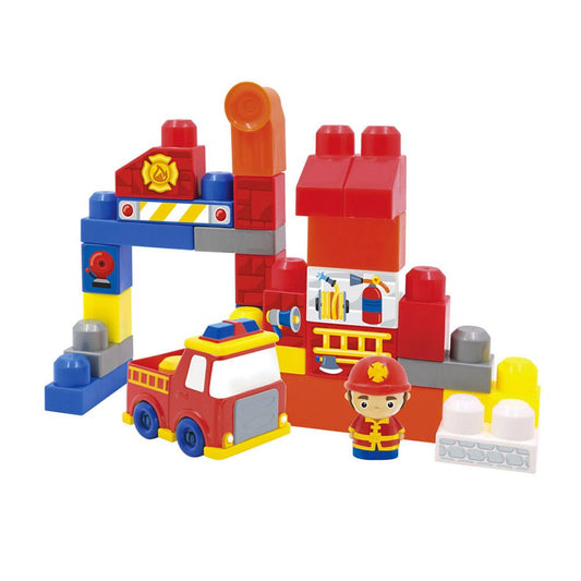 Bloques Build Me Up Maxi Estación De Bomberos 31 Piezas - Surtido