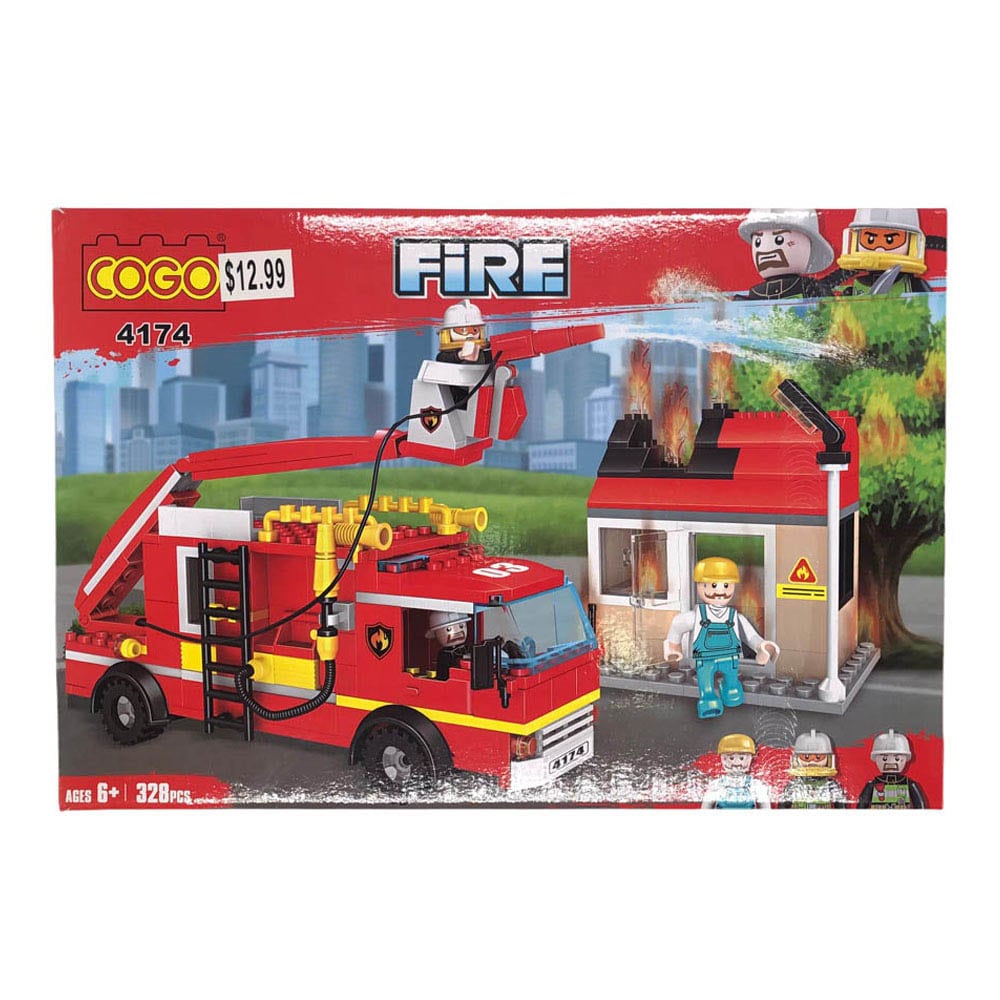 Bloques Congo City Fire de 328 Piezas