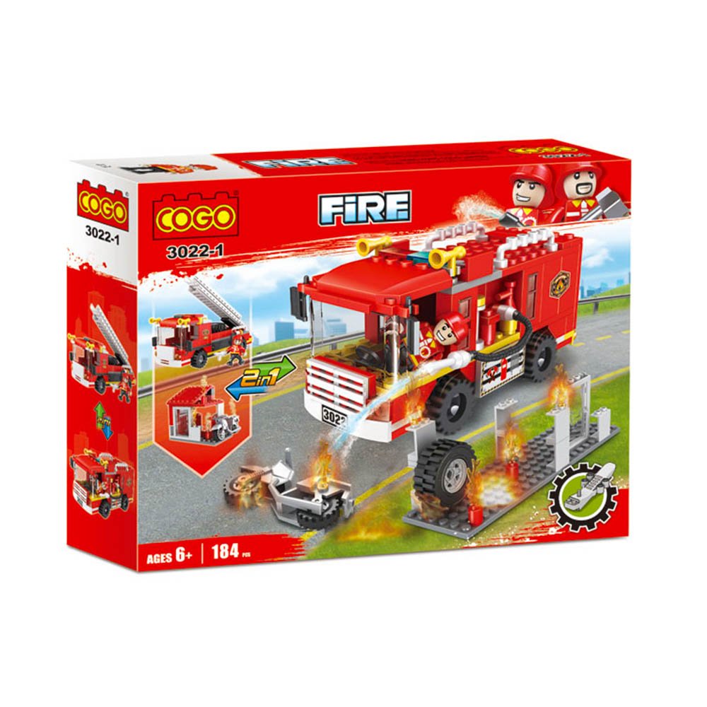 Bloques de Construcción City Fire 184 Piezas