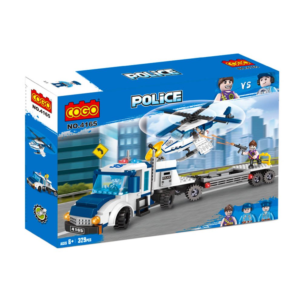 Bloques de Construcción Policía 329 Piezas