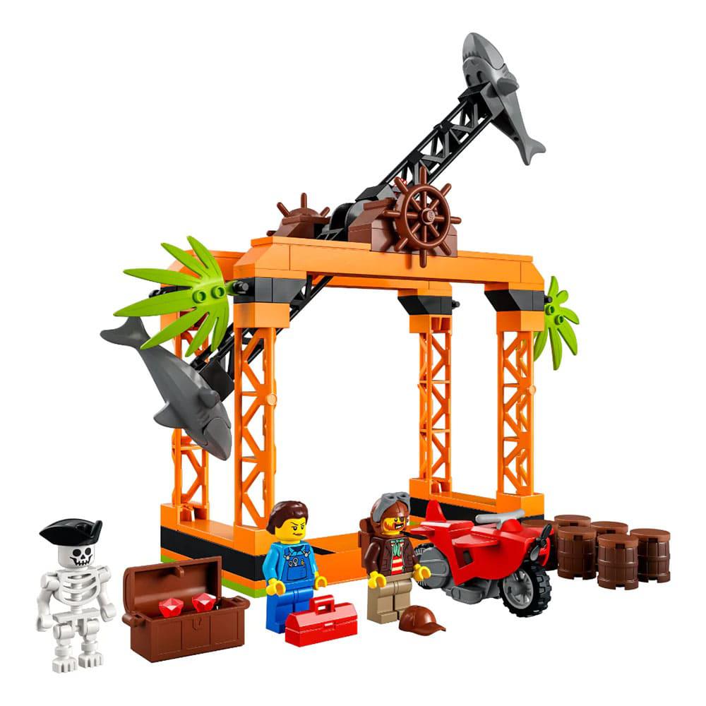 Bloques Lego City Desafío Acrobático Ataque Del Tiburón
