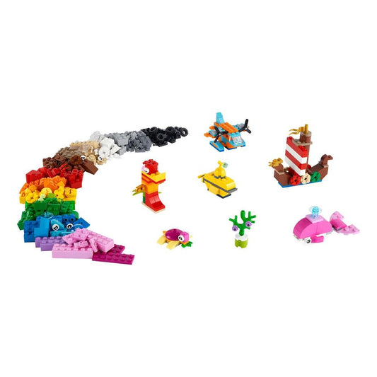 Bloques Lego Classic Diversión Creativa Oceánica